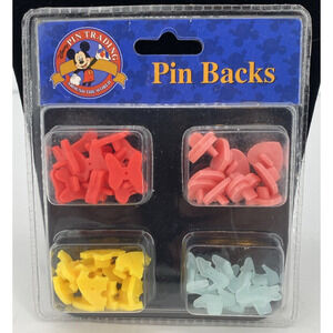 Disney Trading Pin Backs Replacements Princess Bows, Hearts, Shoes, Crowns Pk 48